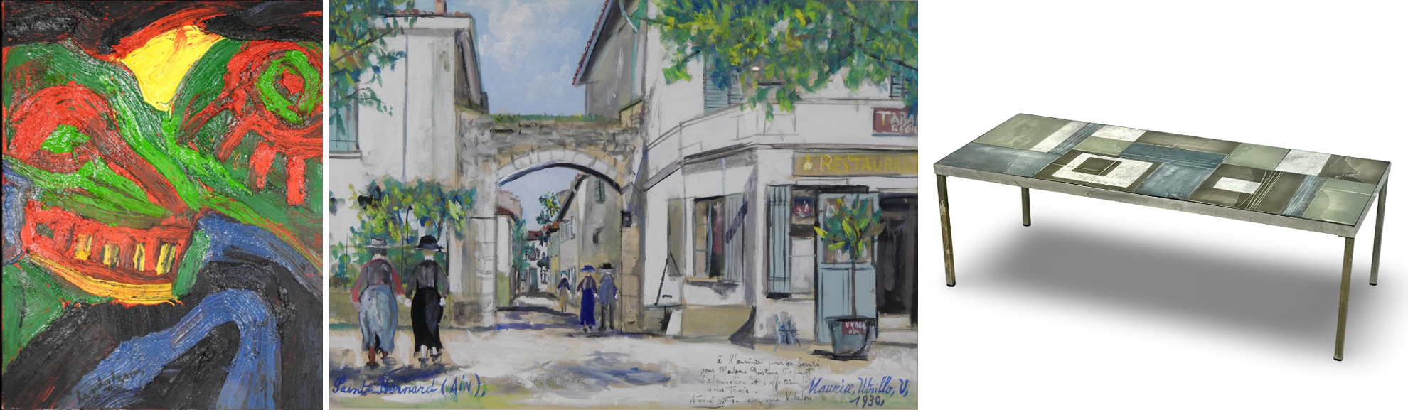 Tableaux modernes et contemporains & Céramiques XXè 